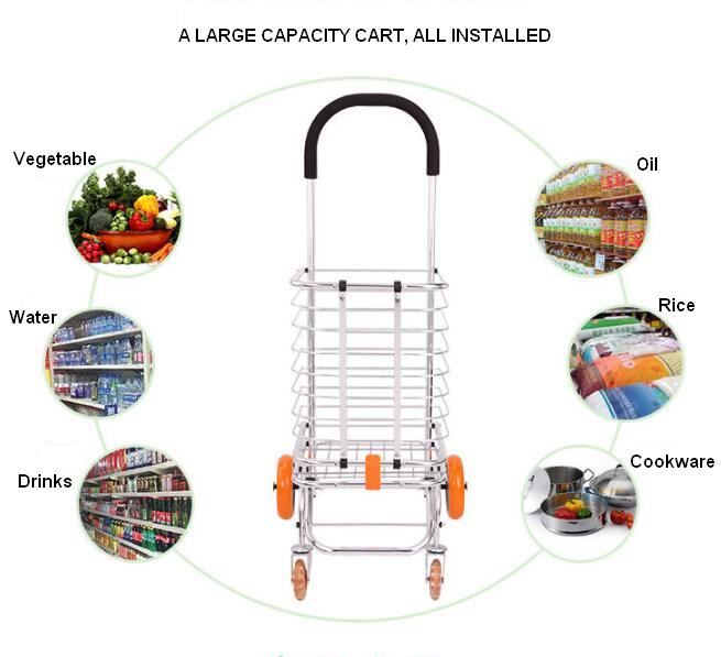 Aluminum Foldable Shopping Cart