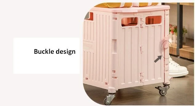 collapsible shopping cart with wheels